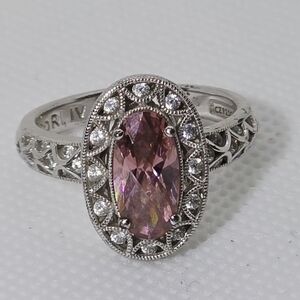 Tacori Art Deco Pink Absolute Ring